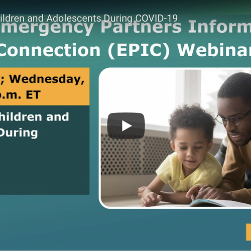 COVID Helping Children Webinar image
