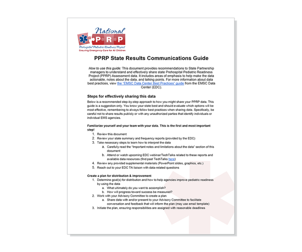 2024 PPRP State Results - Communications Guide