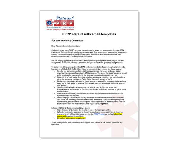 2024 PPRP State Results - Email Templates