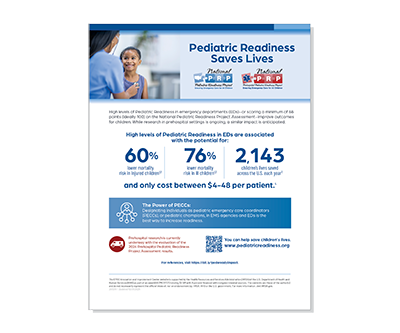 Pediatric Readiness mortality impact flyer