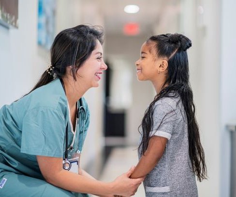 HCP and little girl smiling 500