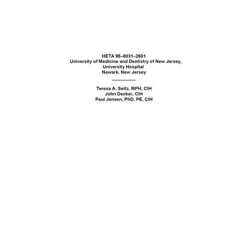 HEPA filter and ambulance aerosol clearance (page 1)