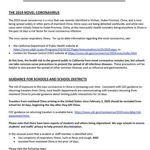 Coronavirus Disease 2019 (COVID-19) Interim Guidance for Administrators of US Childcare Programs and K-12 Schools