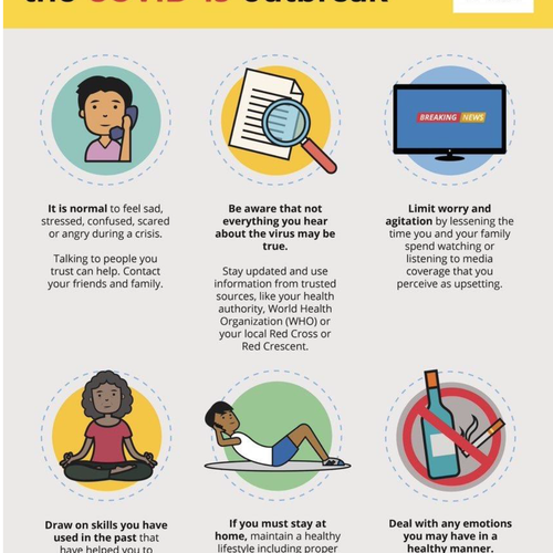 Infographic: COVID-19 Stress Tips