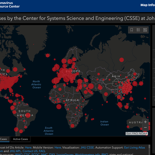 Johns Hopkins COVID Tracking