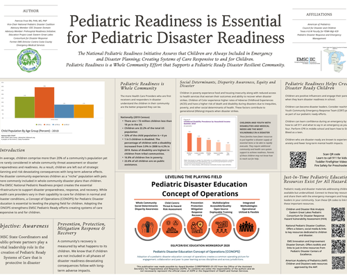 Pediatric Readiness is Essential for Pediatric Disaster Readiness
