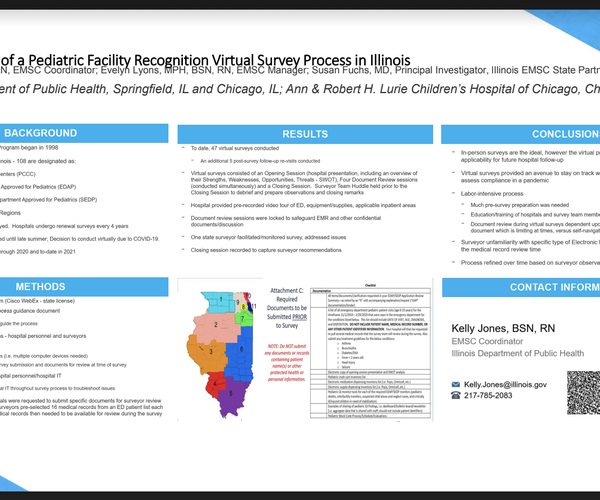 Development of a Pediatric Facility Recognition Virtual Survey Process in Illinois