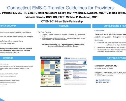 Connecticut EMS-C Transfer Guidelines for Providers