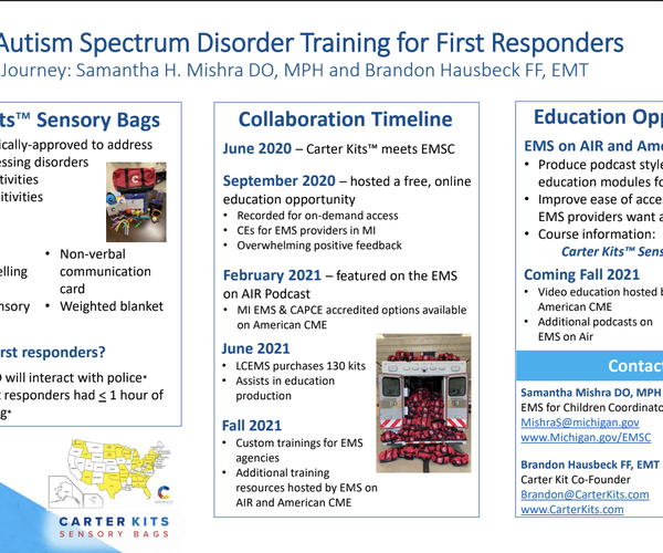 Improving Autism Spectrum Disorder Training for First Responders