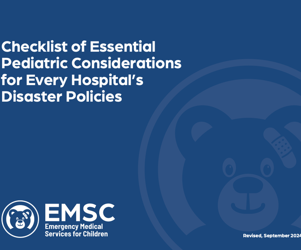 Disaster checklist front page